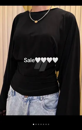 Long Sleeve Top with Lace Cuffs